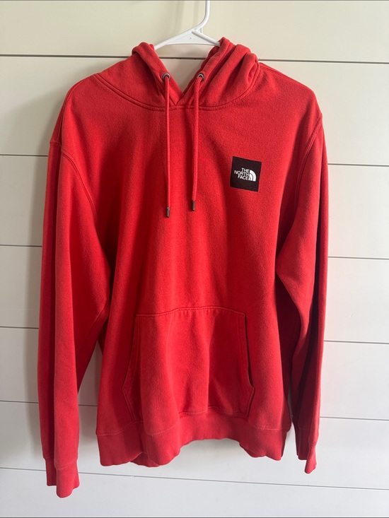 The North Face Other - The North Face Red Fleece Pullover Hoodie - Men's Drawstring Hood
